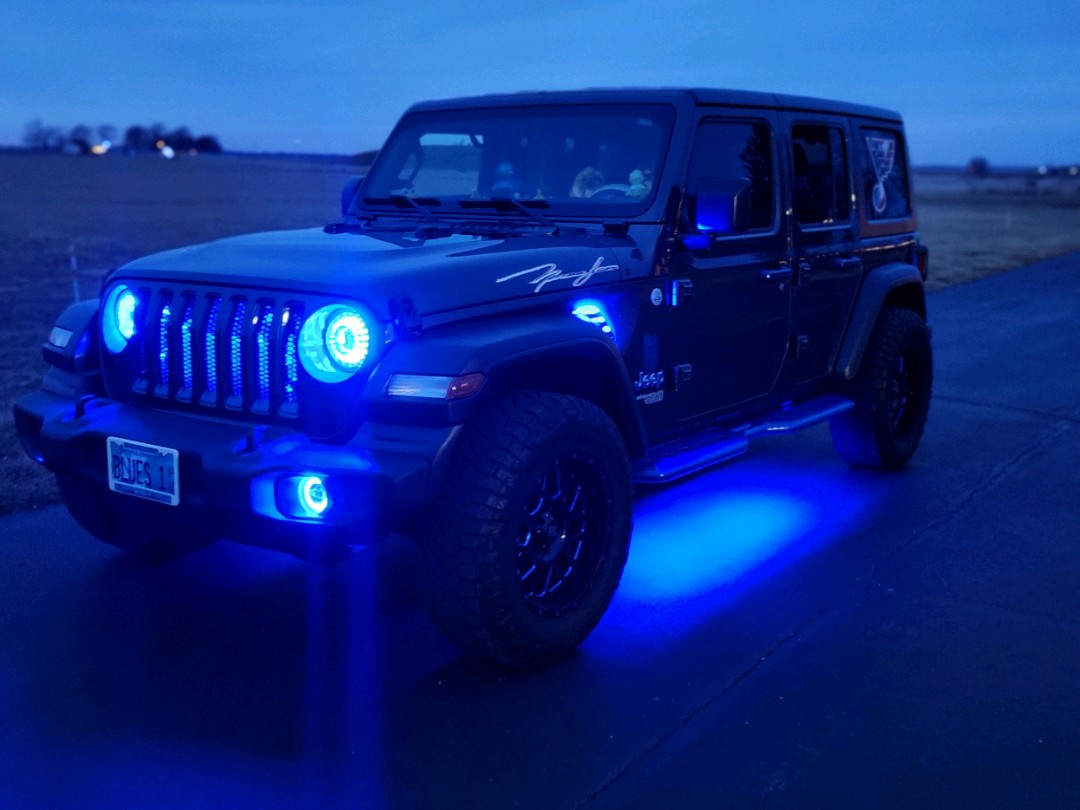 RGB+Amber Fender Vent Light For JEEP